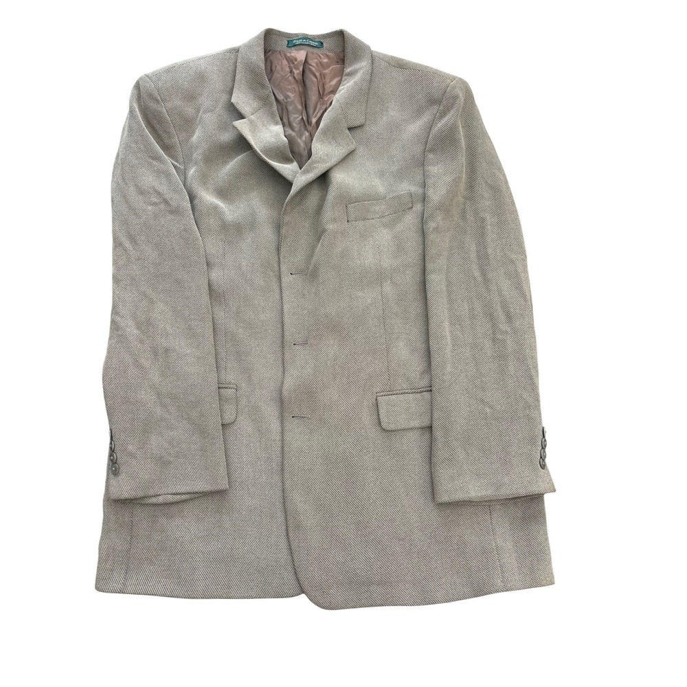 Metropolitan View Bloomingdales Mens 46T Blazer Sport Coat Taupe Brown Canada